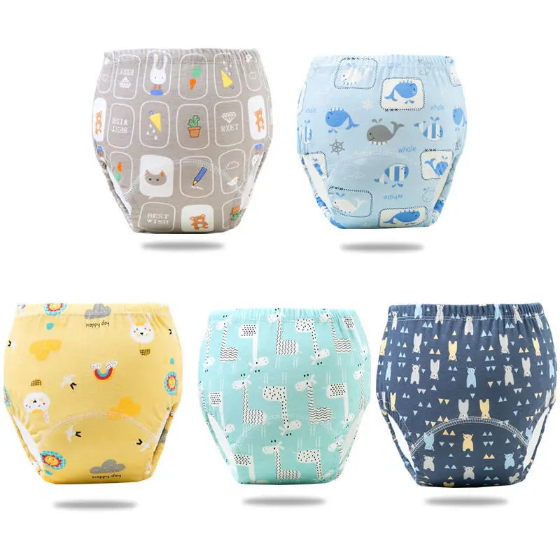 SnugSteps™ Toddler Potty Training Pants – Eco-Friendly, Leakproof, Washable Cotton Diaper