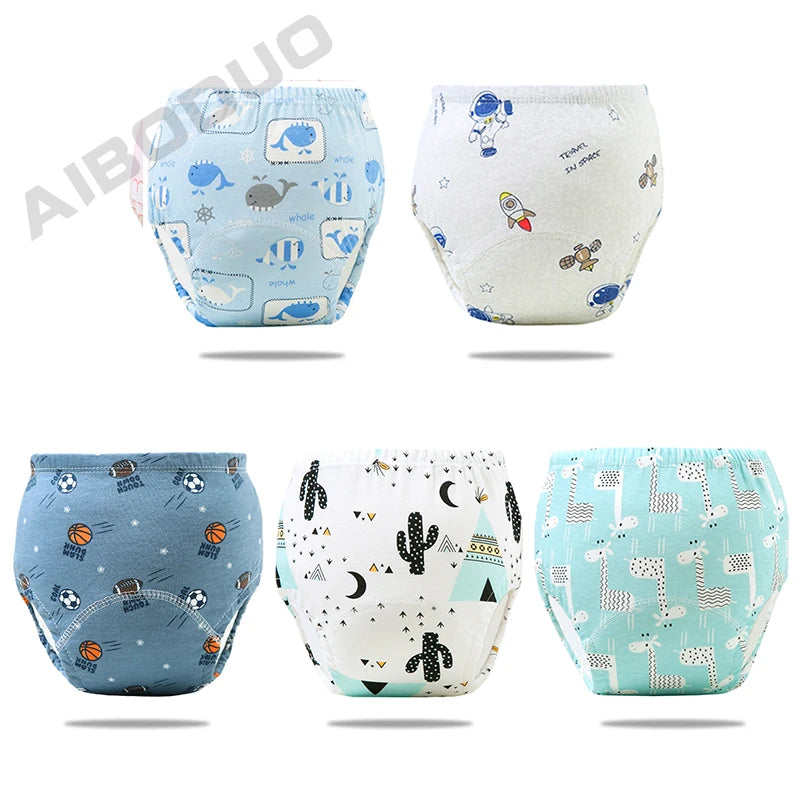 SnugSteps™ Toddler Potty Training Pants – Eco-Friendly, Leakproof, Washable Cotton Diaper