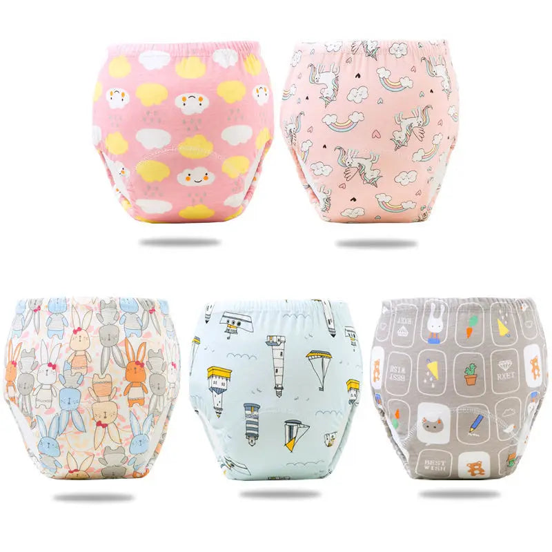 SnugSteps™ Toddler Potty Training Pants – Eco-Friendly, Leakproof, Washable Cotton Diaper