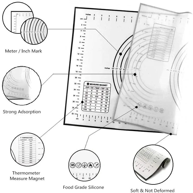 Silicone Baking Mat/ Kneading Pad