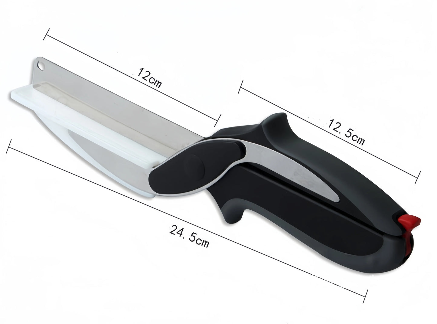 Premium Chop Scissors Cutting Board (with Knife Sharpener)