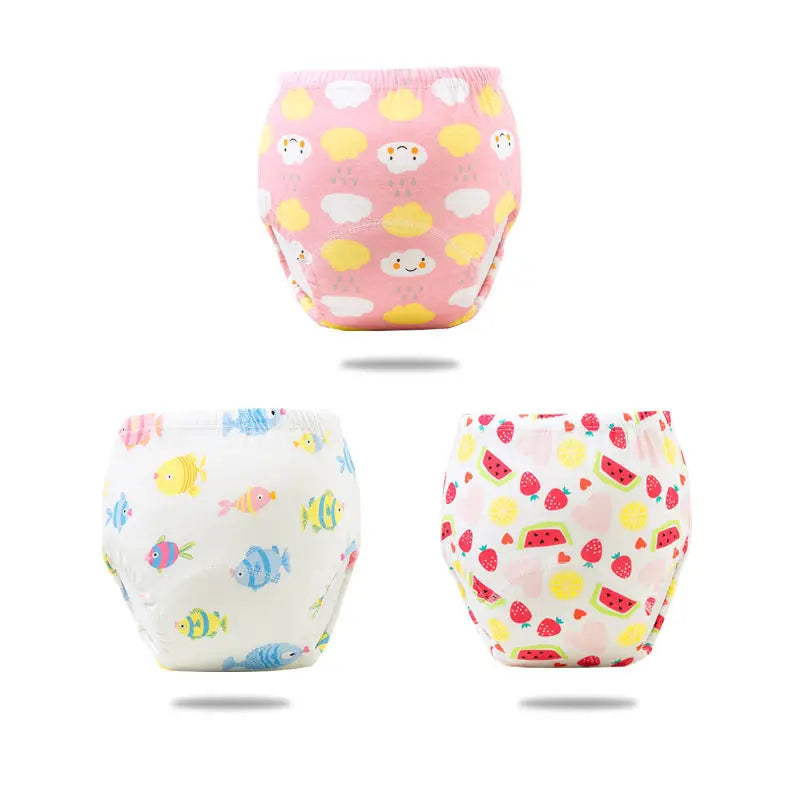 SnugSteps™ Toddler Potty Training Pants – Eco-Friendly, Leakproof, Washable Cotton Diaper