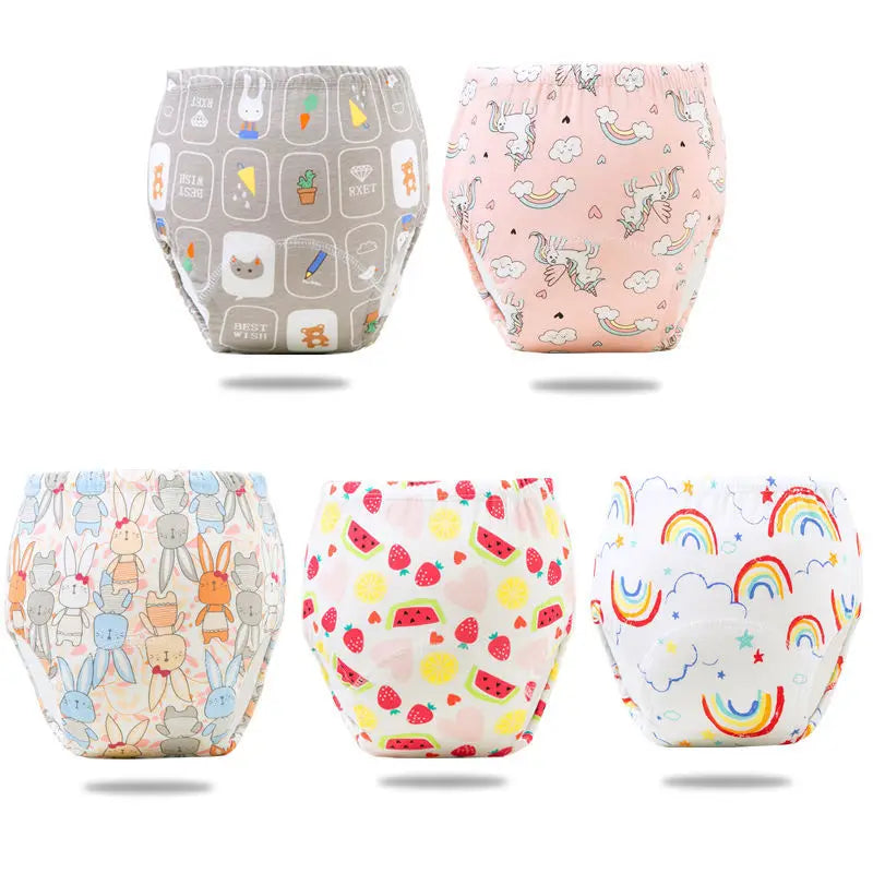 SnugSteps™ Toddler Potty Training Pants – Eco-Friendly, Leakproof, Washable Cotton Diaper