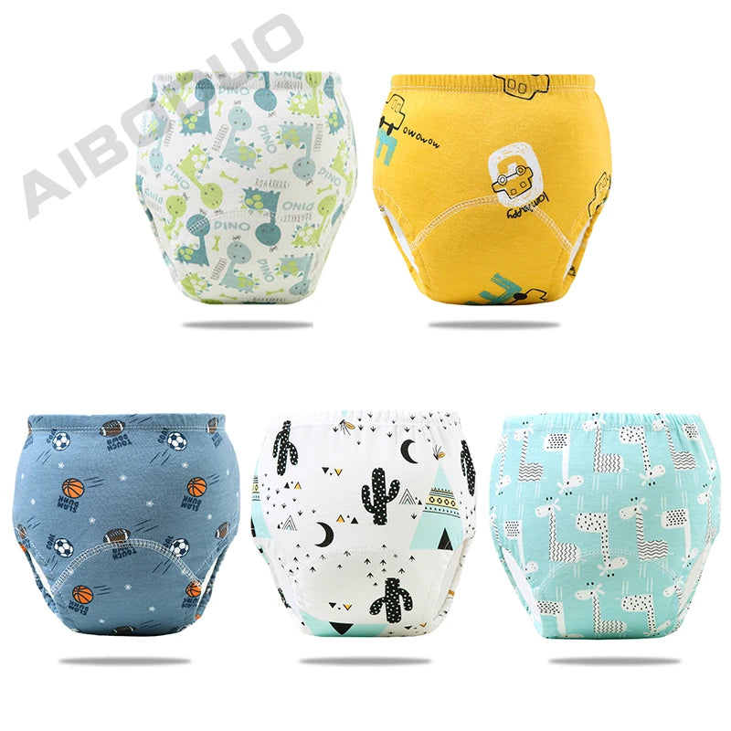SnugSteps™ Toddler Potty Training Pants – Eco-Friendly, Leakproof, Washable Cotton Diaper