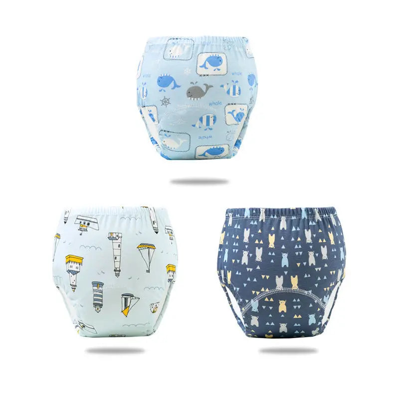 SnugSteps™ Toddler Potty Training Pants – Eco-Friendly, Leakproof, Washable Cotton Diaper