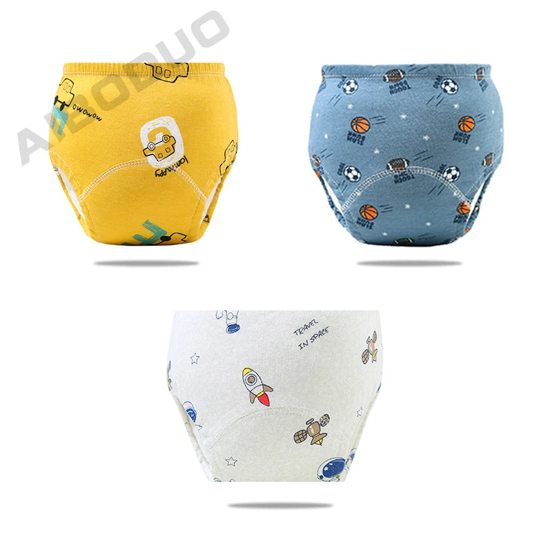 SnugSteps™ Toddler Potty Training Pants – Eco-Friendly, Leakproof, Washable Cotton Diaper