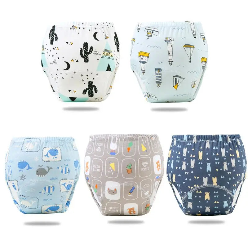 SnugSteps™ Toddler Potty Training Pants – Eco-Friendly, Leakproof, Washable Cotton Diaper