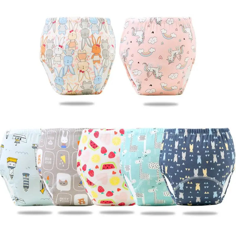 SnugSteps™ Toddler Potty Training Pants – Eco-Friendly, Leakproof, Washable Cotton Diaper