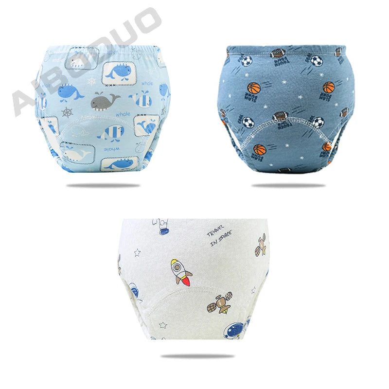 SnugSteps™ Toddler Potty Training Pants – Eco-Friendly, Leakproof, Washable Cotton Diaper