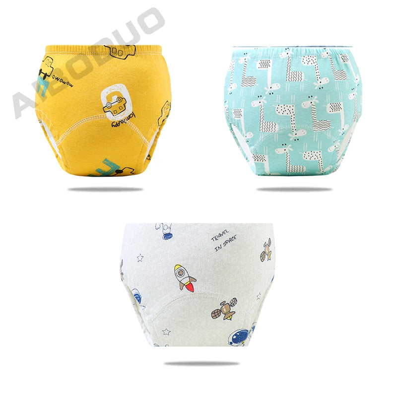SnugSteps™ Toddler Potty Training Pants – Eco-Friendly, Leakproof, Washable Cotton Diaper