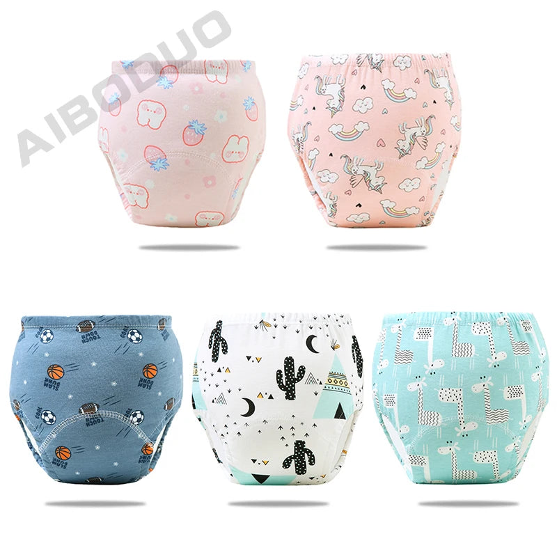 SnugSteps™ Toddler Potty Training Pants – Eco-Friendly, Leakproof, Washable Cotton Diaper