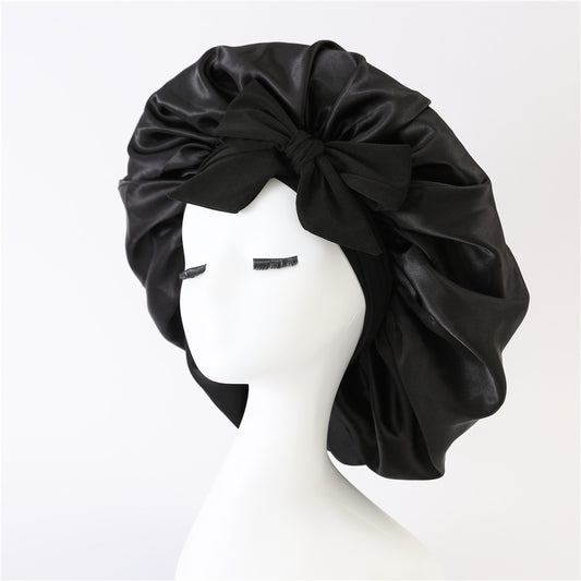 Silk/ Satin Bonnet For Sleeping - (For All Hair Types)