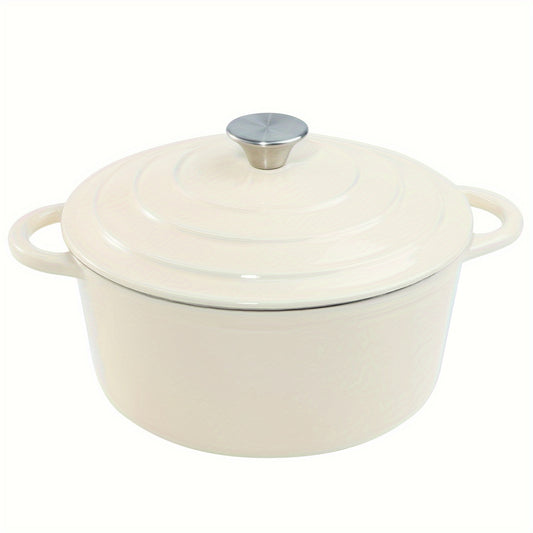 6 QT Enameled Cast Iron Dutch Oven Pot