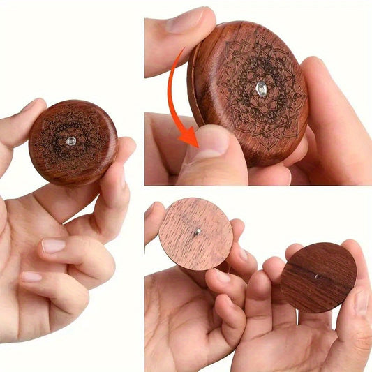 Circular Scoring Tool with Wooden Handle
