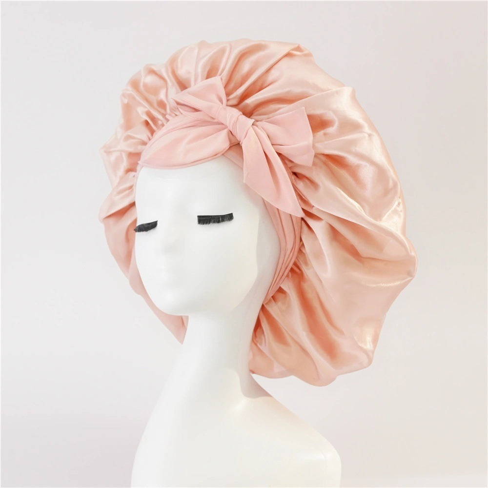 Silk/ Satin Bonnet For Sleeping - (For All Hair Types)