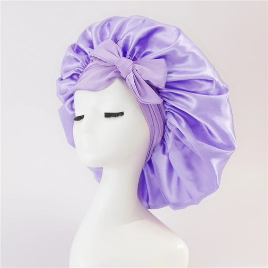 Silk/ Satin Bonnet For Sleeping - (For All Hair Types)