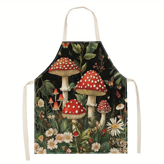 Whimsical Mushroom Apron