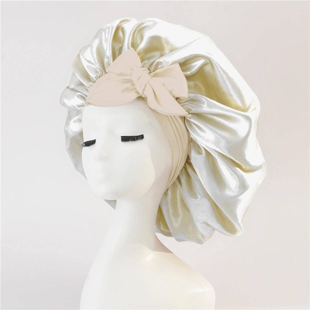 Silk/ Satin Bonnet For Sleeping - (For All Hair Types)