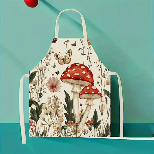 Whimsical Mushroom Apron