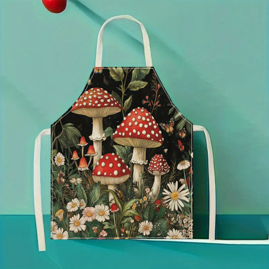 Whimsical Mushroom Apron