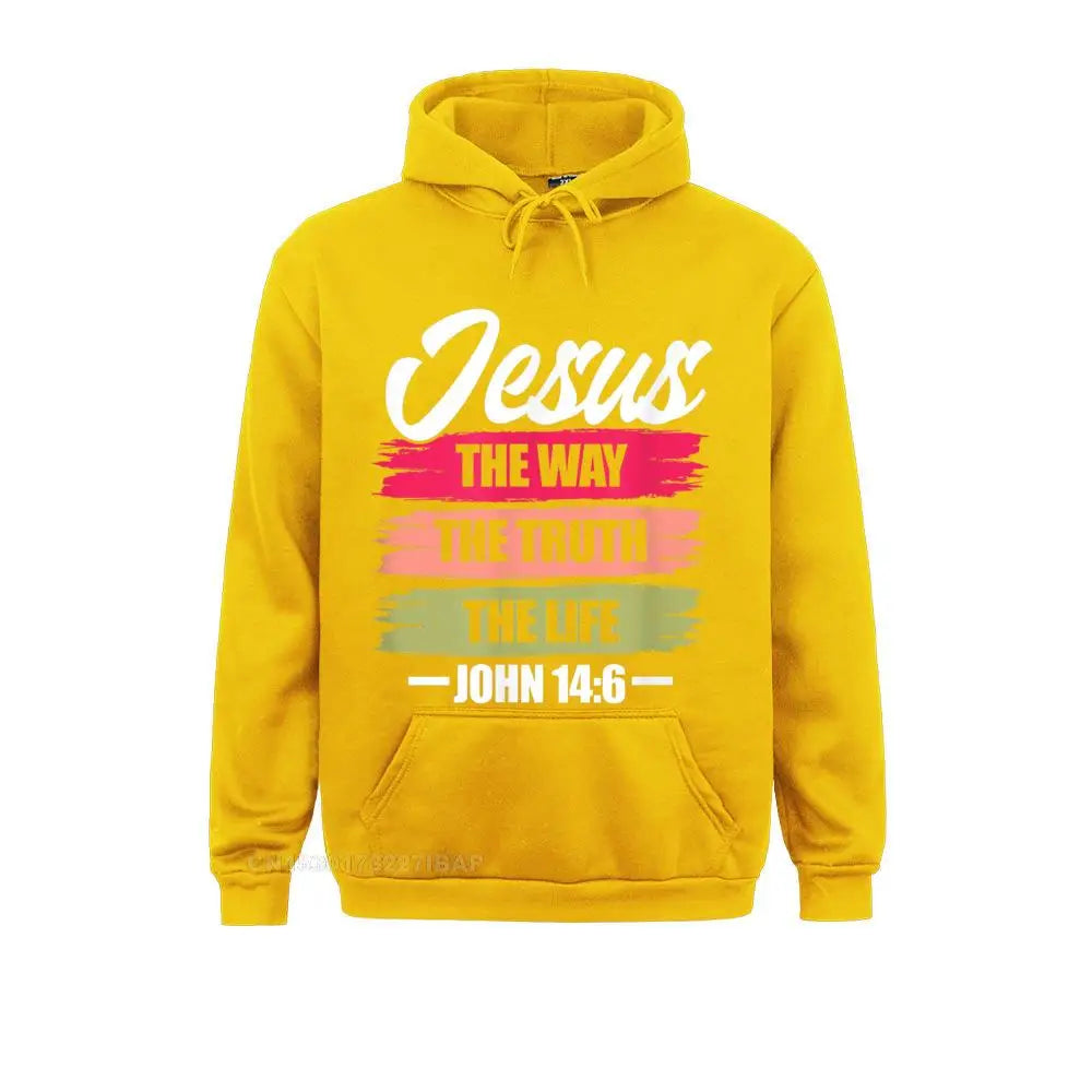 Jesus The Way Truth Life Hoodie Pullover Sweatshirts