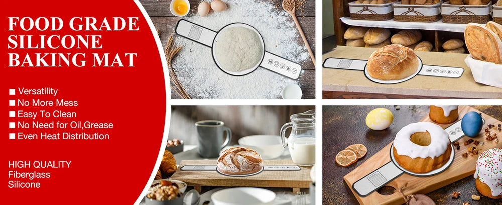 Reusable Silicone Bread Sling with Long Handles Heat Resistant