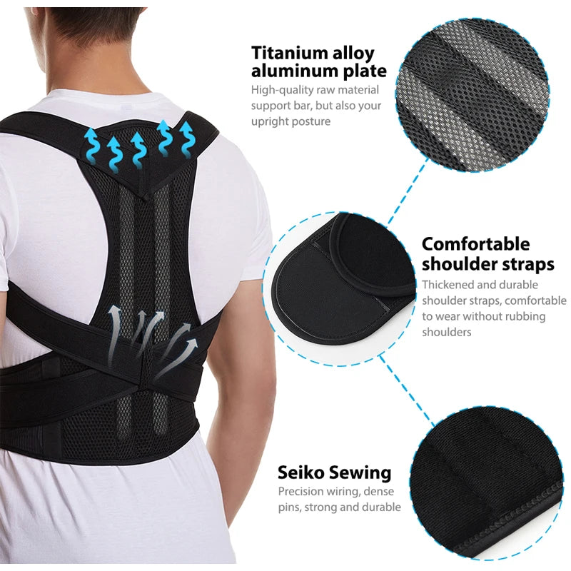 Back Posture Corrector Brace