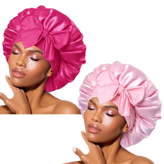 Satin/ Silk Bonnet - ( 2 Bonnets!!)
