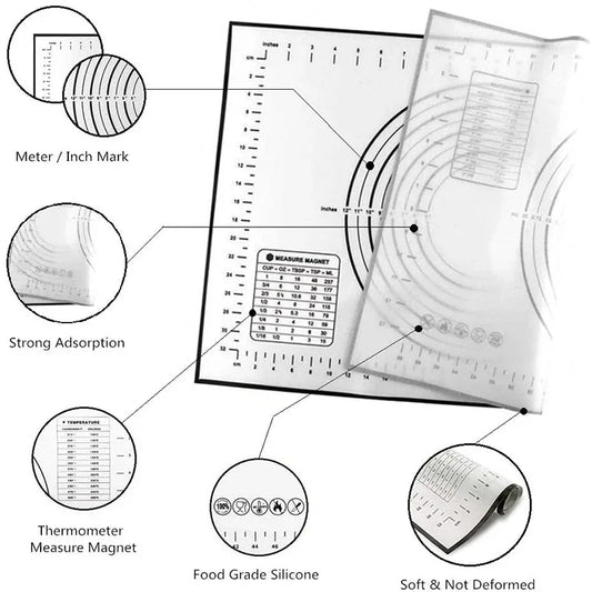 Silicone Baking Mat/ Kneading Pad