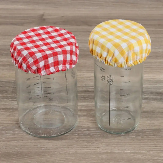 Cotton Cloth Sourdough Starter Jar Covers (Reusable)