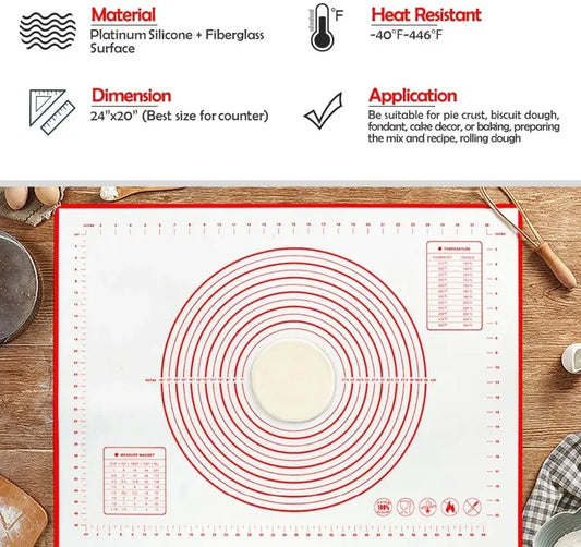 Silicone Baking Mat/ Kneading Pad