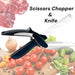 Premium Chop Scissors Cutting Board (with Knife Sharpener)