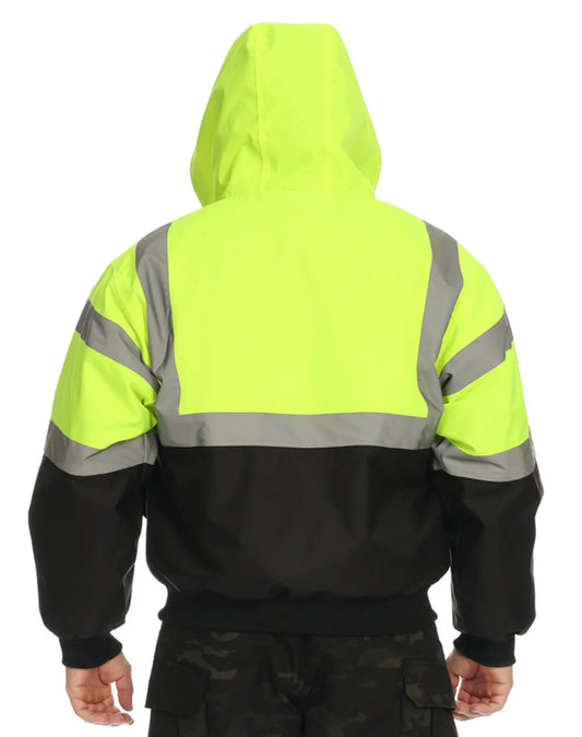 Heated High Visibility Jacket (Waterproof Windproof)