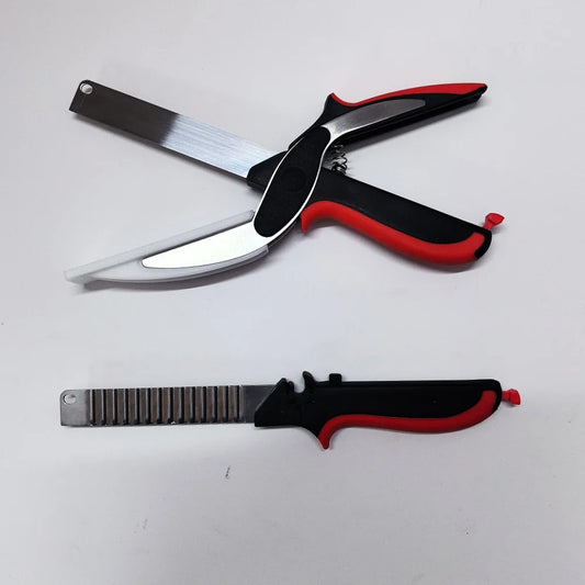 Premium Chop Scissors Cutting Board (with Knife Sharpener)
