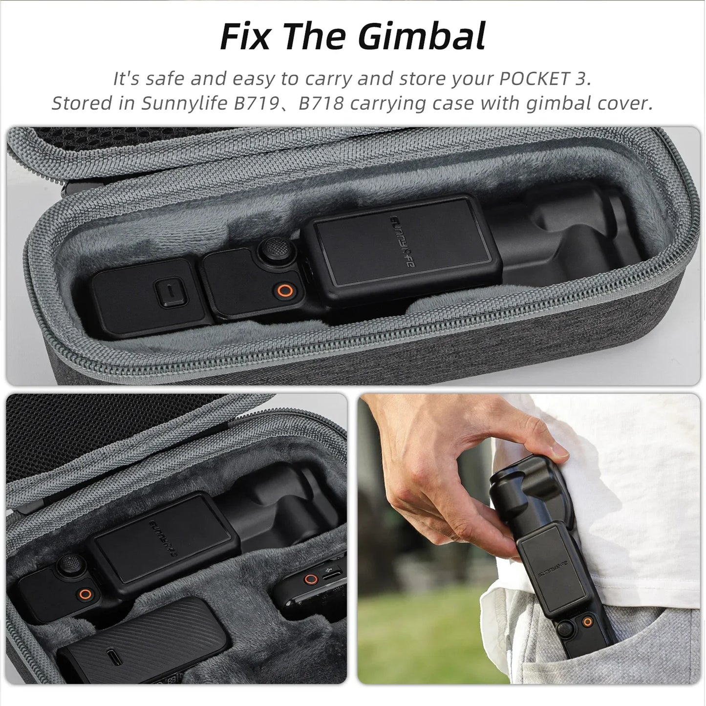 Gimbal & Screen Protector For DJI Osmo Pocket 3