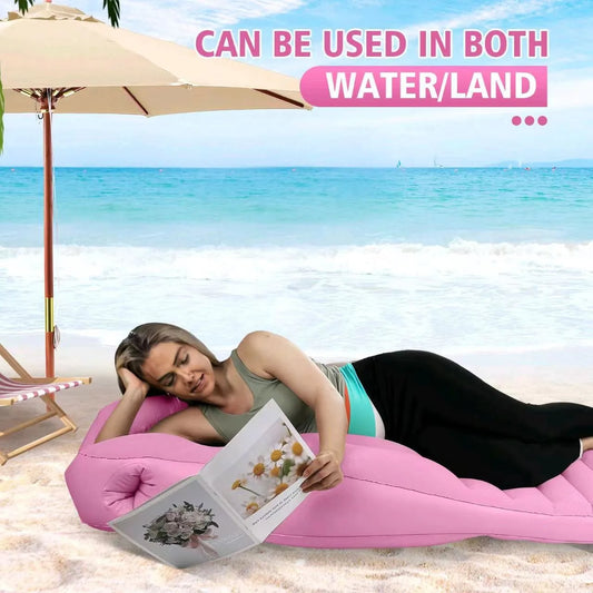 Inflatable Mattress Pregnancy Pillow O-type Yoga Mat Maternity Body Bed Pillow Sleeping Mat Body Bed Pillow Sleep With Air Pump