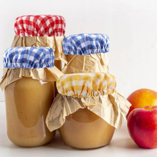Cotton Cloth Sourdough Starter Jar Covers (Reusable)