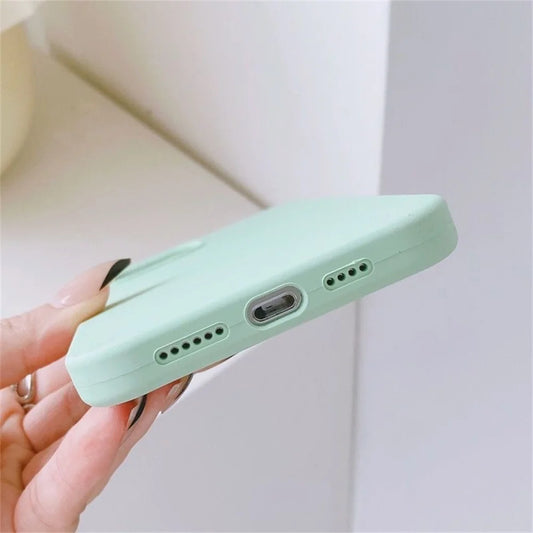Original Phone Case For iPhone 16 15 11 12 13 14 Pro Max (Silicone Cases)