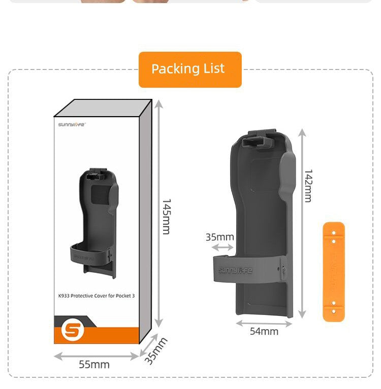 DJI Osmo Pocket 3 Protective Case Lens Cover