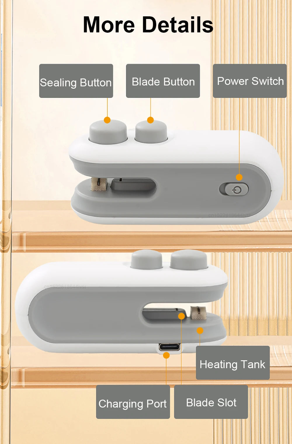 Mini Heat Bag Sealer - (Handheld)