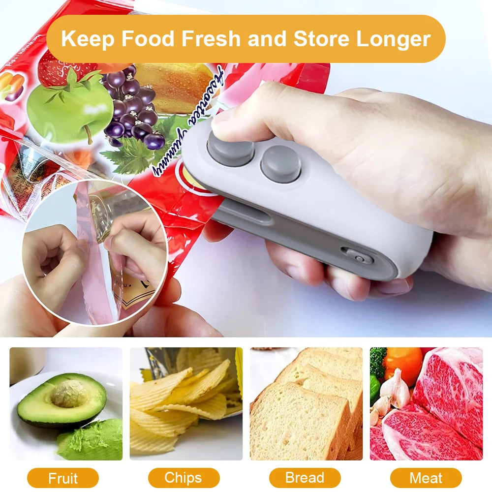 Mini Heat Bag Sealer - (Handheld)