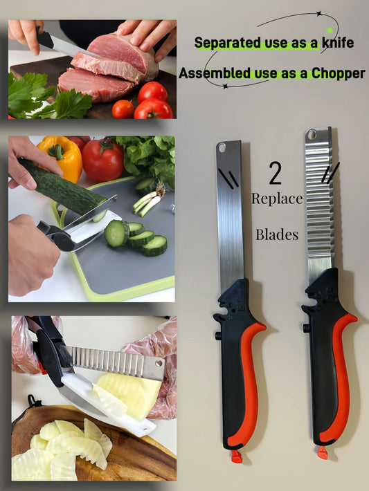Premium Chop Scissors Cutting Board (with Knife Sharpener)