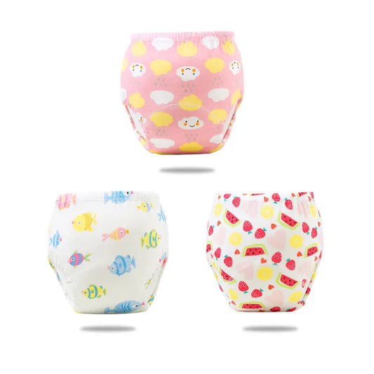 SnugSteps™ Toddler Potty Training Pants – Eco-Friendly, Leakproof, Washable Cotton Diaper