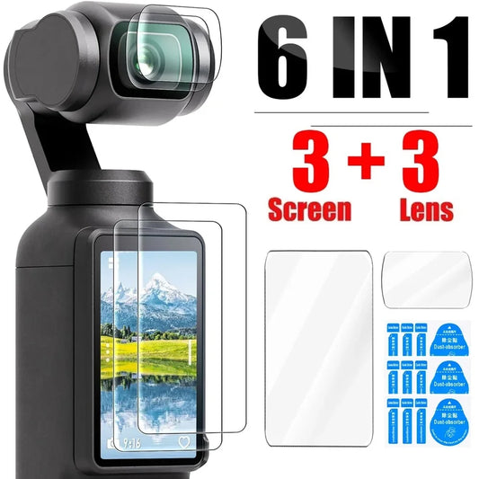 Tempered Glass Screen Protectors for DJI OSMO Pocket 3