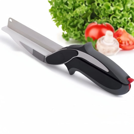 Premium Chop Scissors Cutting Board (with Knife Sharpener)