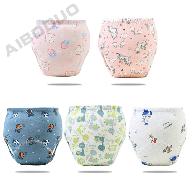 SnugSteps™ Toddler Potty Training Pants – Eco-Friendly, Leakproof, Washable Cotton Diaper