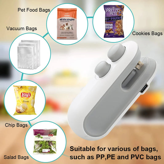 Mini Heat Bag Sealer - (Handheld)