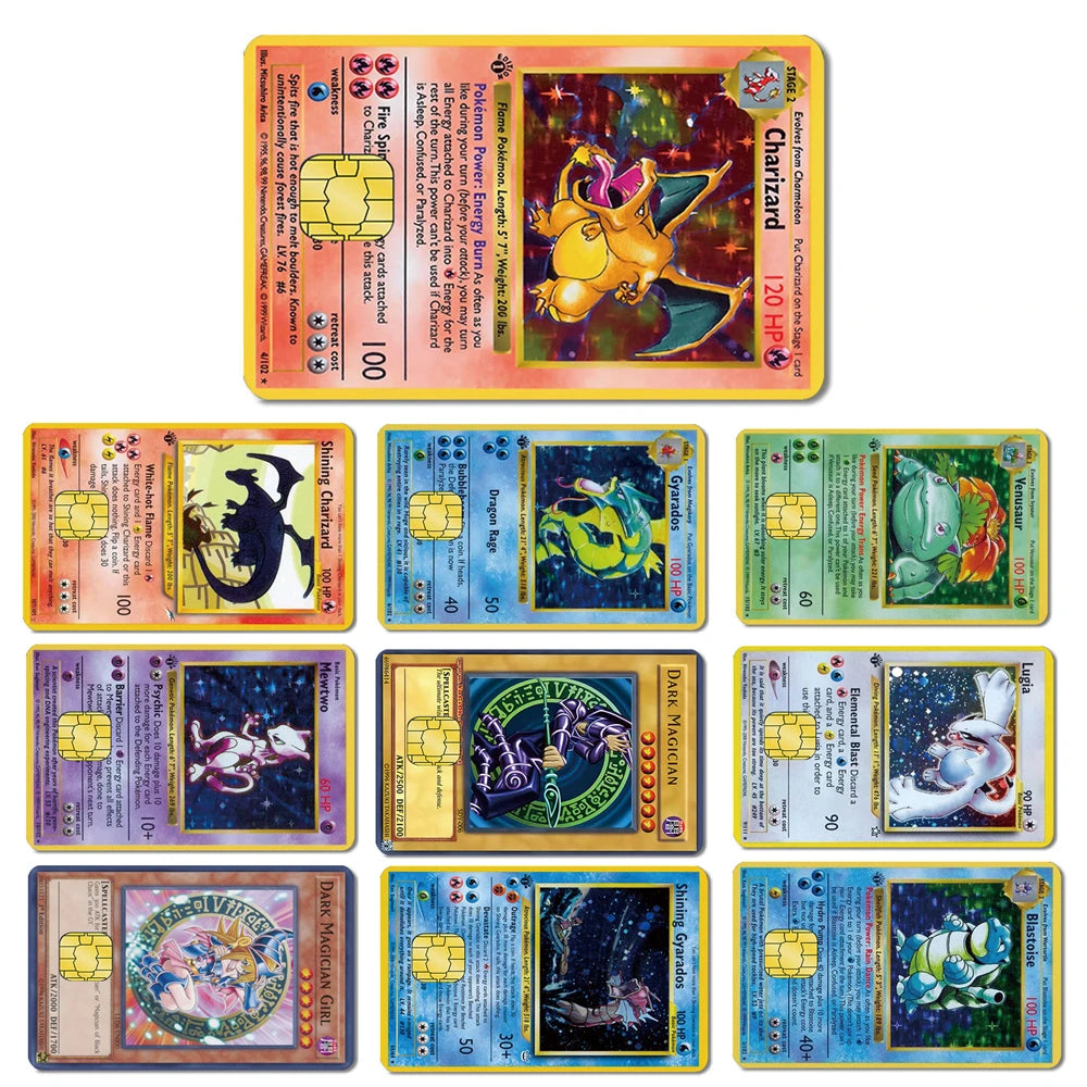 Pokemon Credit/Debit Card Decals (Stickers)