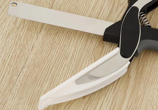 Premium Chop Scissors Cutting Board (with Knife Sharpener)