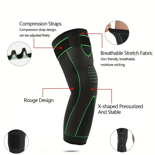 Knee-to-Calf Compression Support Sleeve
